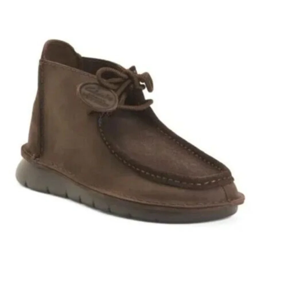 NWB Clarks Colehill Wally Chukka Suede Boots Dark Brown Nubuck Men’s Size 11.5